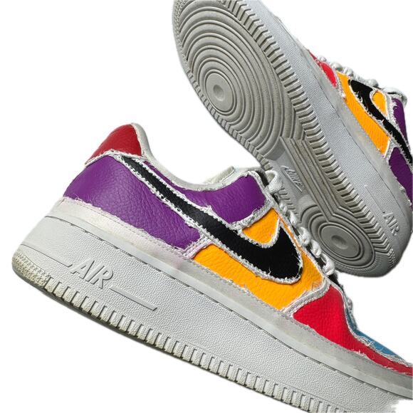 Nike Air Force 1 Low LX Reveal '07 Tearaway Multicolor Tennis Shoes Womens 11.5 - Picture 2 of 8